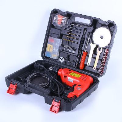 China Household Retail Portable Repair Tool Kit Tool Kit 220V Multifunctional Electric Cordless Drill Knife Machine Tool Set for sale