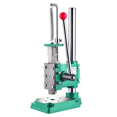 China Profile Folding Mini Manual Punching Press Round Square Head Aluminum Professional Terminal Small Head Industrial Desktop Crimping Machine for sale