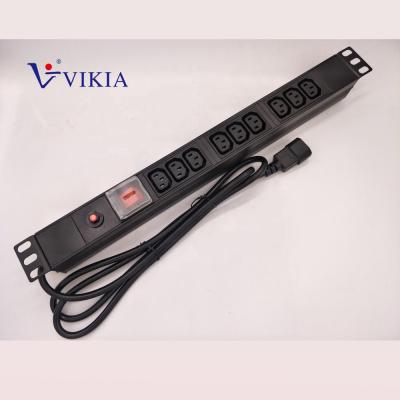 China Aluminum IEC C13 9ways PDU for sale