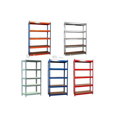 China Corrosion Protection Factory Price CE Customized Boltless Light Duty Metal Stacking Racks Warehouse Racks Storage Middle Shelves for sale