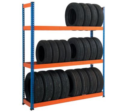 China Corrosion Protection Heda Metal Heavy Duty Tire Warehouse Wholesale Pallet Rack Tire Rack Mobile Tire Shelf for sale