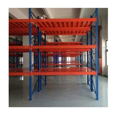 China Factory Direct Sale High Corrosion Protection Cold Rolled Steel Shelves Medium Duty Beam Racking for sale