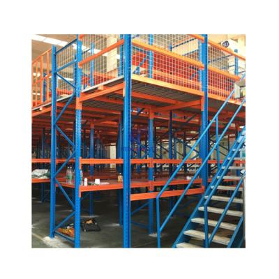 China Heavy Duty Adjustable Shelf Height Pallet Racking Mezzanine Floor Supported Racks Attic Rack for sale