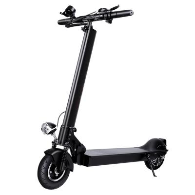 China EU standard warehouse folding electric scooter 36V battery 350W removable kick scooter with 8 inch tires and removable seat for sale