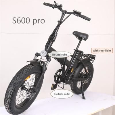 China Standard Factory Made 48V 750W E Bike Foldable Electric Bicycles For Adult With 20 Inch Fat Tires for sale