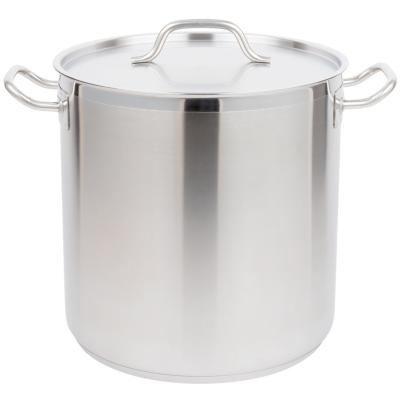 China Stainless Steel Sustainable Stock Pot With Cover for sale