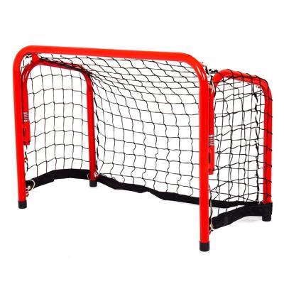 China Easily Carry Kids Hockey Goal Net With Portable DIY Ice Hockey Target, Mini Size Suit For Kids Game for sale