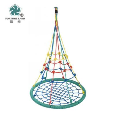 China Modern Colorful Braided Rope Swing Tree Nest Swing For Kids Kid Devil for sale