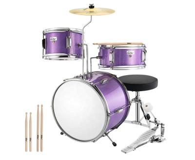 China 14 Inch 3-Piece Kids Poplar Grade Kids Digital Cymbals & Accessories Drum Microphone Set Professional for sale