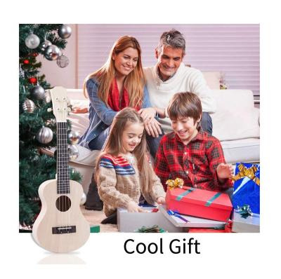 China Basswood Diy Toys Concert Electric Soprano Cowboy Bass Kit Color Ukulele Plastic Bags Wholesale Tenor Baritone 21 Inch for sale