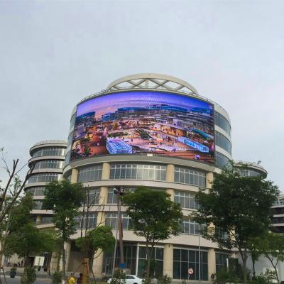 China Outdoor Commercial Advertising P15 P20 P25 ​​P31.25 Large Mesh Led Display With High Transparency for sale