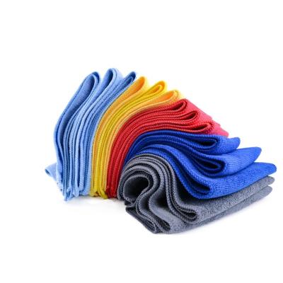 China QUICK-DRY General purpose 80% Polyester 20% Polyamide Colorful Microfiber Cloth Kitchen Microfiber Car Cleaning Towel for sale