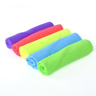 China QUICK-DRY Best Absorbency Reusable Washable Lint Free Blue Microfiber Cloth Clean Room Rags For cleaning for sale