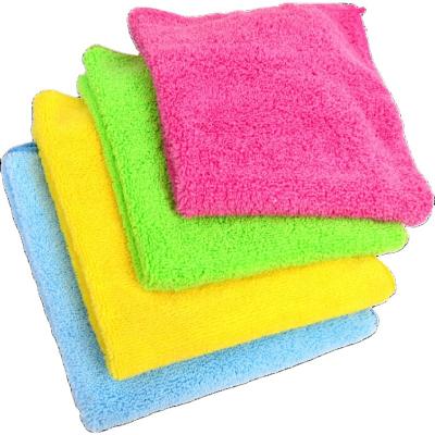 China QUICK-DRY Oem Long Short Pile 250gsm 300gsm 400gsm 40x40 Car Microfiber Cleaning Cloth Microfibre Towel With edge for car detailing for sale