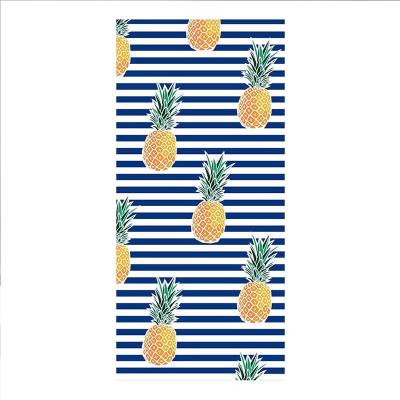 China Compressed Promotional Free Design Custom Beach towel Beach Towel With Logo Custom Print Fast Shipping Summer Large Beach Towel Microfiber for sale