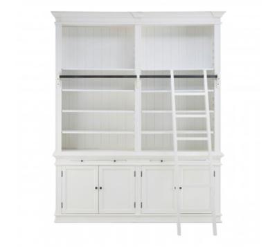 China Wholesale Antique Hot Sales Factory Librry 2 Section Bookcase Can Be Placed In The Living Room for sale