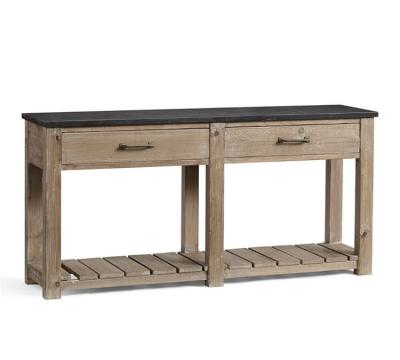 China Vintage Maker Eco-Friendly Material Stone Top Console Table Can Be Placed In Living Room for sale