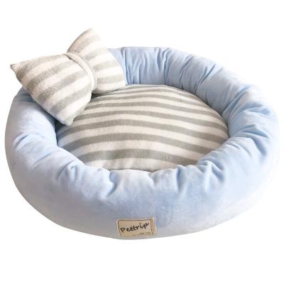 China Washable Bed Deep Sleeping Breathable Cat Nest for Winter and Four Seasons Pet Crystal Velvet for sale