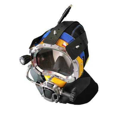 China Performance CE Approved Marine Dive Equipment Diving Helmet Hood Top Breathing Commercial Diving Helmet for sale