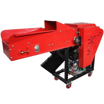 China Building Material Shops Chaff Cutter Machine Animal Feed Cutter Crushing Grain Legumes Straw and Weed Material Shredder for sale