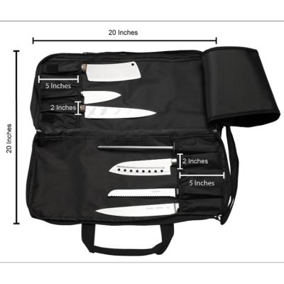 China High Quality Portable Knife Roll Bag With Shoulder Chef Bag For Men for sale