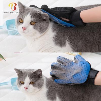 China Viable Pet Glove Pet Hair Grooming Remover Brush Soft Effective Massage for sale