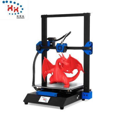 China 3D Printer Easy and Fast Modeling Desktop FDM DIY Casting Nozzle 1.75mm PLA Filament 3D Model Printing Machine Digital 3D Single Large Size 300*300*400mm Printer for sale