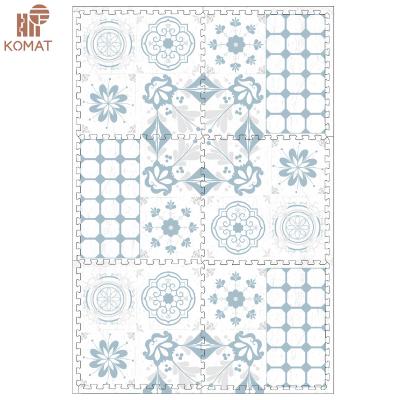 China Waterproof Komat Customized Design Multifunctional Printed Baby Floor Mat for sale