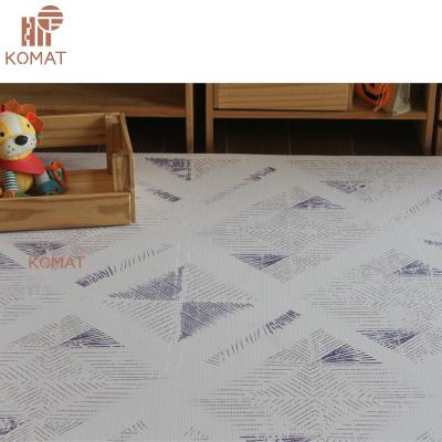 China Washable Soft Foam Modern Geometric Pattern Design Play Mats For Babies for sale