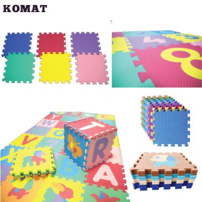 China Toy Taiwan Multiple Lovely Artwork Educational Child Puzzle Game Plastic Colorful Mat for sale