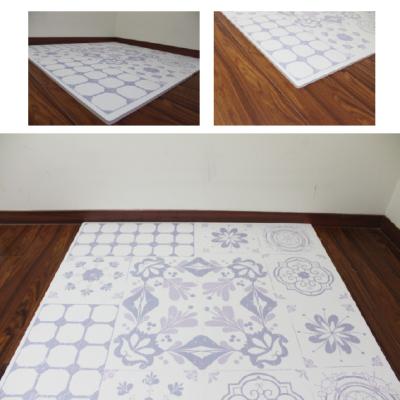 China Komat washable cover like design printing EVA Foam Floor Mat interlocking protected against toxic agents for sale