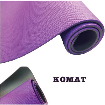 China Double Layers 100% Patent Tape Patent By Design And Color Eco Friendly Yoga Gym Mat for sale