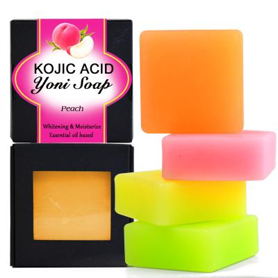 China San Organic Yoni Wash Feminine Cleanser Vaginal Probiotic Kojic Acid Soap Whitening Soap Bar For Body Handmade Kojic Acid Bath Soaps for sale