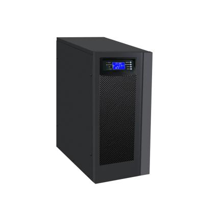 China Sinewave pure high frequency online networking/telecommunication/medical/computer/monitoring 10KVA UPS 220v 8000w with 16 batteries for industry /medical server with wholesale price for sale