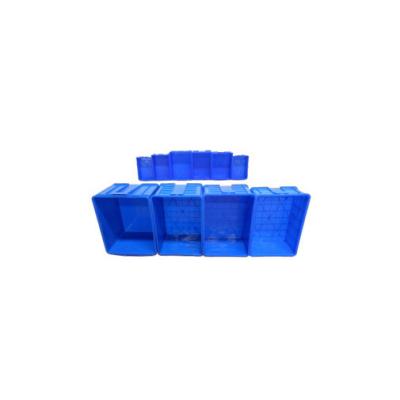 China (Size) Adjustable Plastic Tool Parts Box Stackable Back Hanging Plastic Storage Bin For Parts Storage for sale