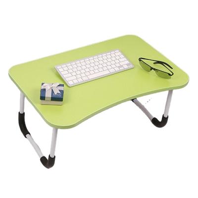 China Eco-Friendly Easy Adjustable Small Folding Bed Laptop Desk Wood Table (Height) Adjustable On The Bed for sale