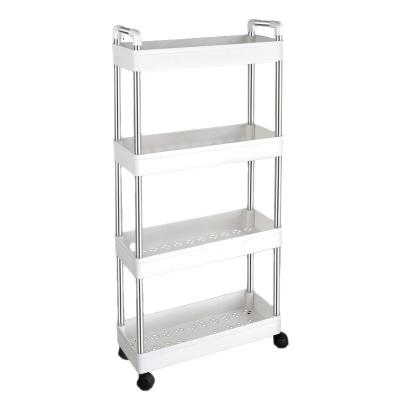 China Household Adjustable Kitchen High Quality Multi-Tiered Bathroom Shelving Durable (Height) for sale