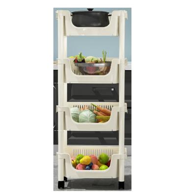 China Kitchen Adjustable Vegetable Bread Rack Fruit Basket Storage Rack Holder Vegetable Bowl for Kitchen Countertops for sale