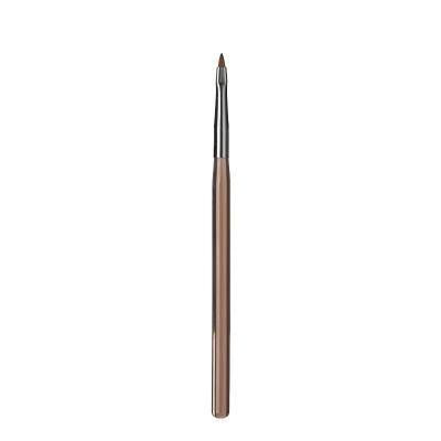 China NAIL French Popular Tip Nail Brush Brown Handle  Acrylic Painting Drawing Pen Manicure Nail brush Set for sale