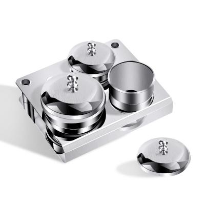 China Nail stainless steel liquid medicine cup 3 piece set Nail  Liquid Container Jar With Lids Nail Powder Holder Cup Nail stainless steel liquid for sale