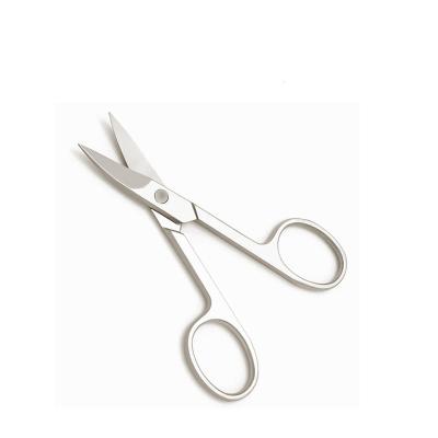 China Right-Handed Scissors Custom private label eyebrow scissor set beauty salon tools stainless steel pointed brow scissors nail for sale