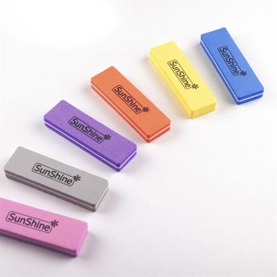 China Beauty Nail Salon Wholesale Beauty Nail Tools Durable sponges block file Abrasive Finger Custom Sponge Nail File for sale