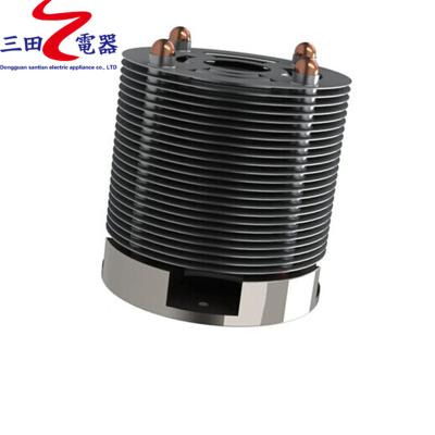 China Aluminum Circular Cooling System Heat Pipe Fin Radiator for sale