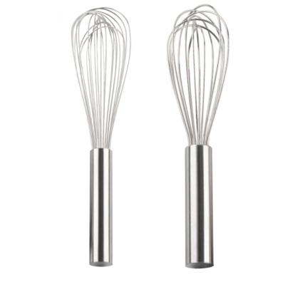 China Viable Non Stick Easy Hand Push Stainless Steel Tools Kitchen Mixer Beater Manual Mixer and Egg Beater Set for sale