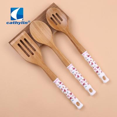 China Sustainable Cheap Cathylin Homeware Cooking Tools Small Wooden Kitchen Utensils for sale