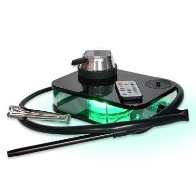 China Square Hookah Smooking Shisha Hot Sale New Design Led Transparent Light Acrylic Hookah for sale