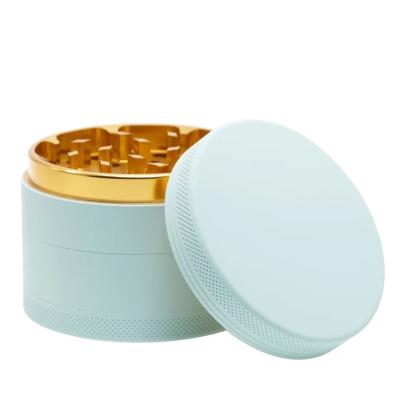 China Aluminum Alloy G-002 4 Parts Herb Grinder 63mm Paint 2.5inch Wholesale Tobacco Rubber Smoking Grinder Accessories for sale