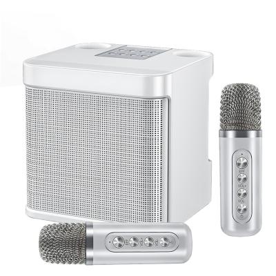 China YS-203 TWS Wireless Microphone Karaoke Speaker Wireless Dual Audio Microphone Built-in Machine Support TF Multi-mode Change Card for sale