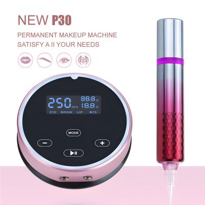 China Permanent P30 Digital Permanent Make Up Machine Touch Screen Panel Powerful Universal lip brow Makeup Microblading Machine for sale