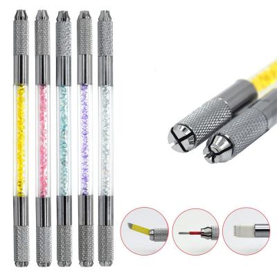 China Permanent Hot Sales And Best Quality Beautiful Manual Microblading Tattoo Pen Permanent Makeup Eyebrow Pen Microblading Mapping Pen for sale